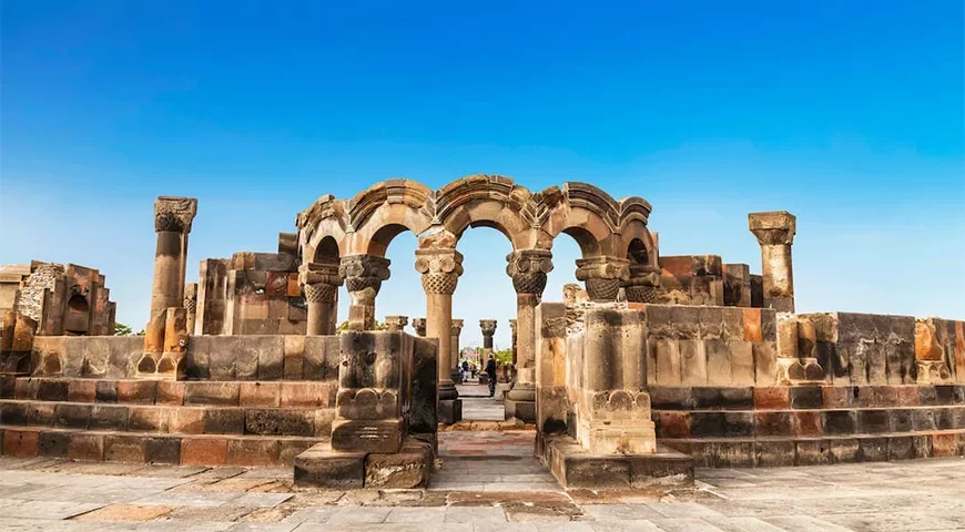 Zvartnots Cathedral ruins – Armenia cultural travel package