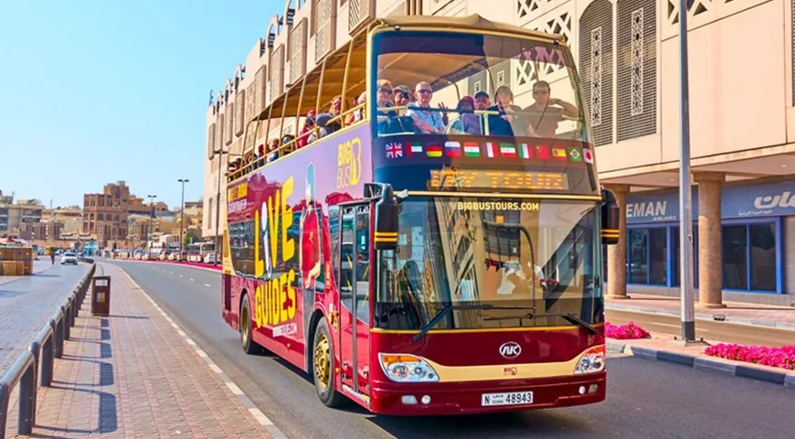 Big Bus Dubai City Tour in Heritage Village district