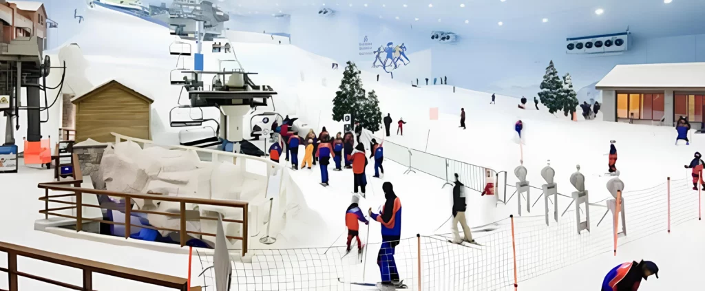 Dubai Ski and the Mall of the Emirates