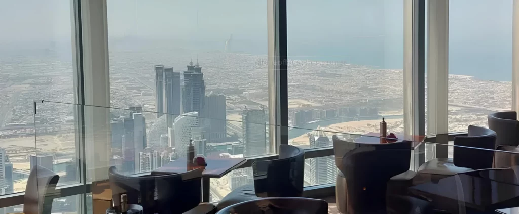 The Burj Khalifa's At.mosphere has stunning views and exquisite food
