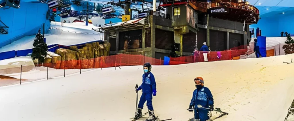 visiting Ski Dubai 
