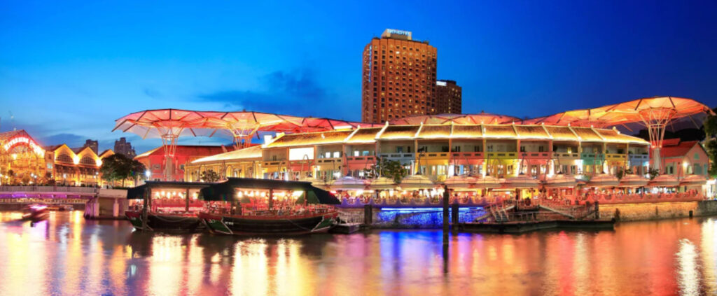 The Clarke Quay and the Single River