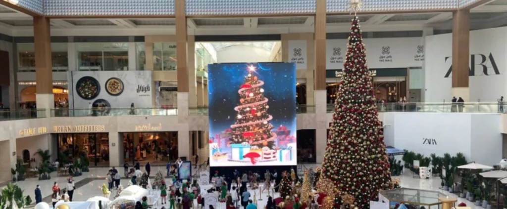 Yuletide Shopping at Yas Mall