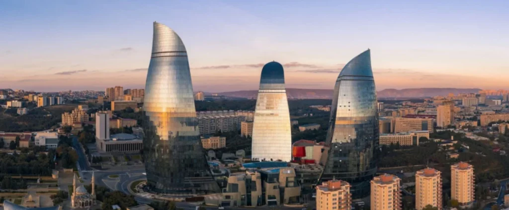 Architectural Marvels in Baku Azerbaijan (Approx 3 hours flight