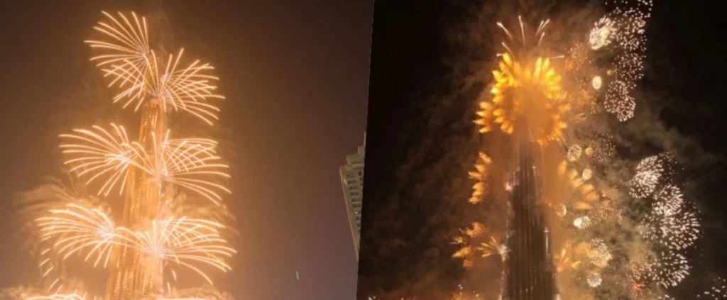 New Years Eve fireworks in Dubai