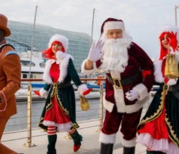 meet Santa Claus in Abu Dhabi