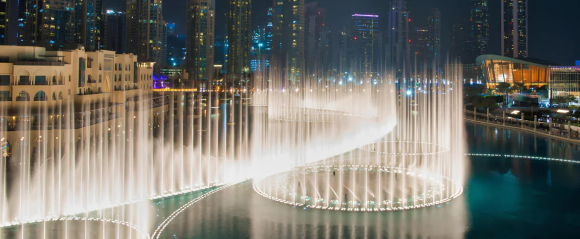 Dubai Fountain Show at Burj Khalifa Lake