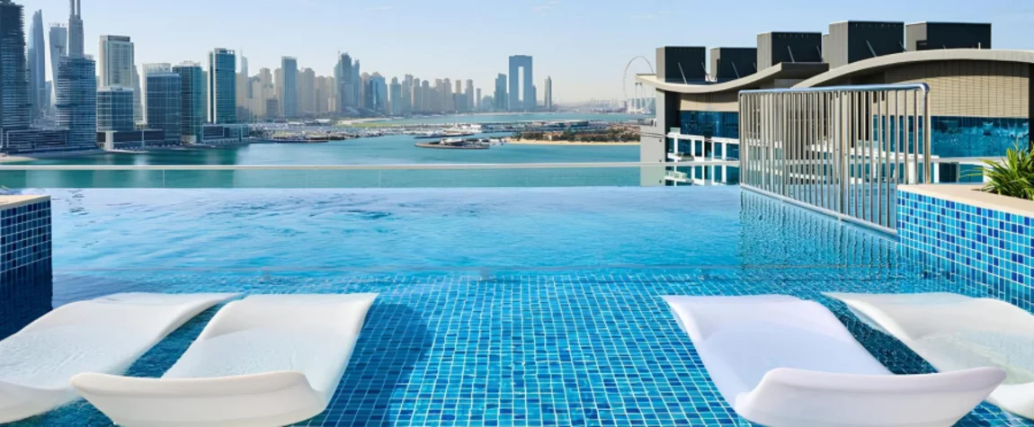 rooftop swimming pools in Dubai