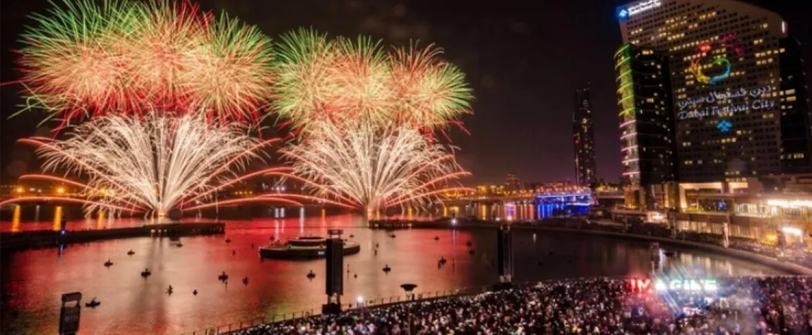 Eid al-Fitr fireworks in Dubai
