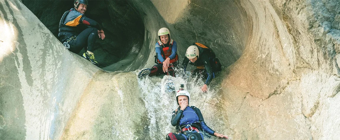 Canyoning in Swiss Gorges