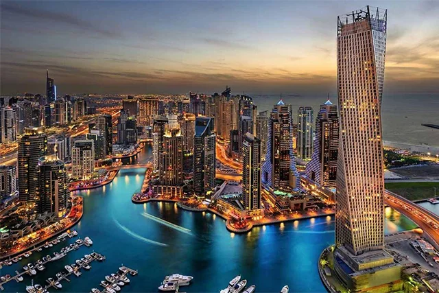 HALF DAY MODERN DUBAI CITY TOUR+ DESERT SAFARI + MARINA DINNER CRUISE