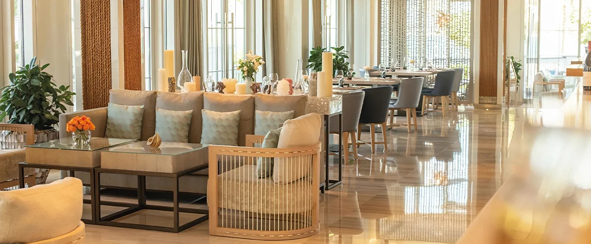 best business lunch in Abu Dhabi