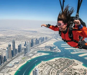 Best time to visit skydive Dubai