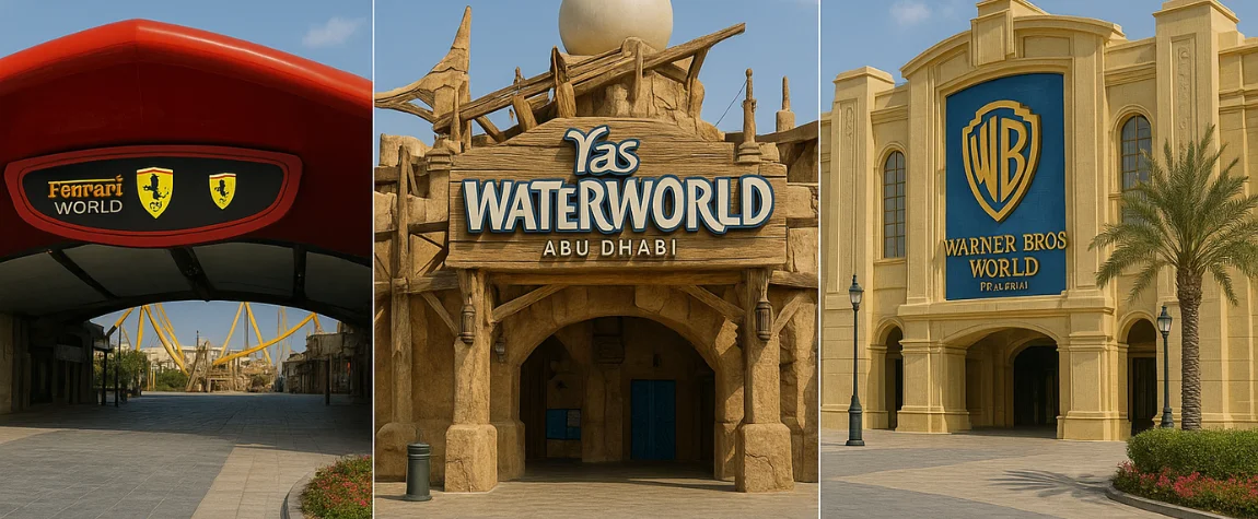 Ferrari World vs. Yas Waterworld vs. Warner Bros