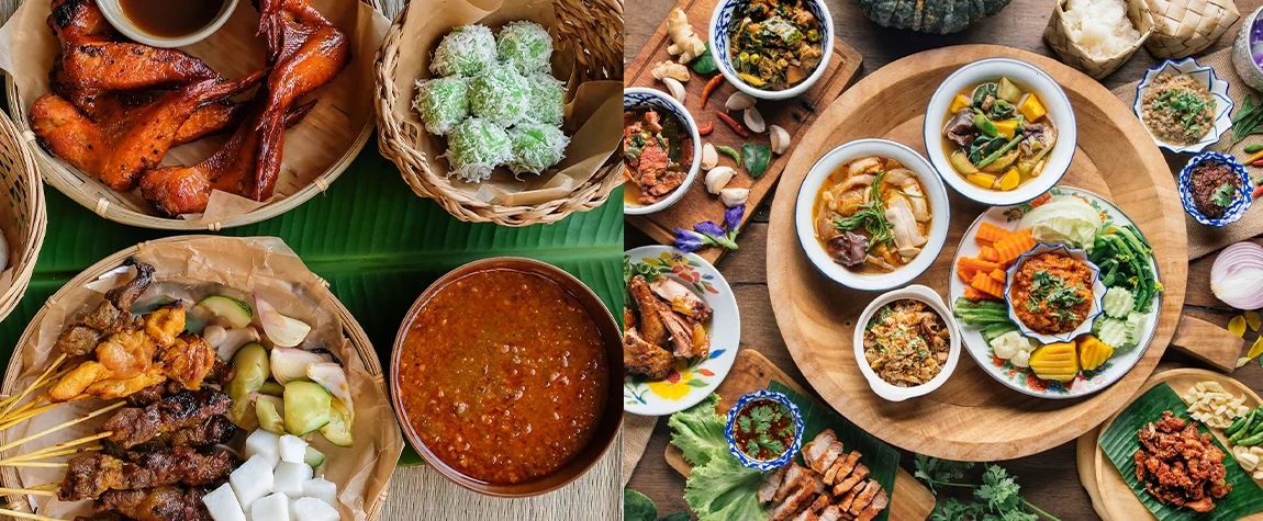 Thailand vs Malaysia Food